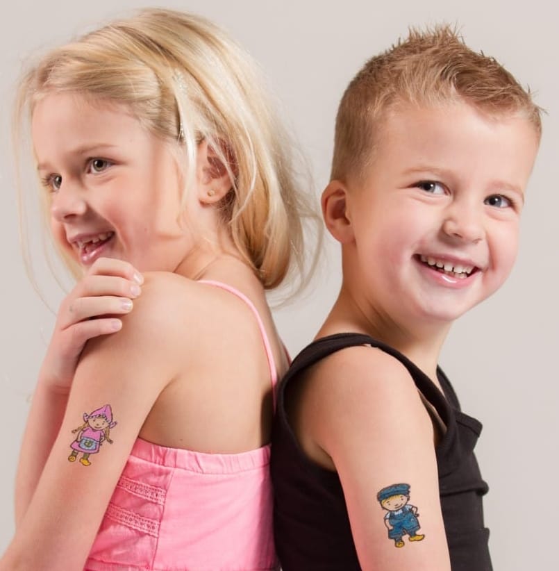 enfants de tatouage temporaire